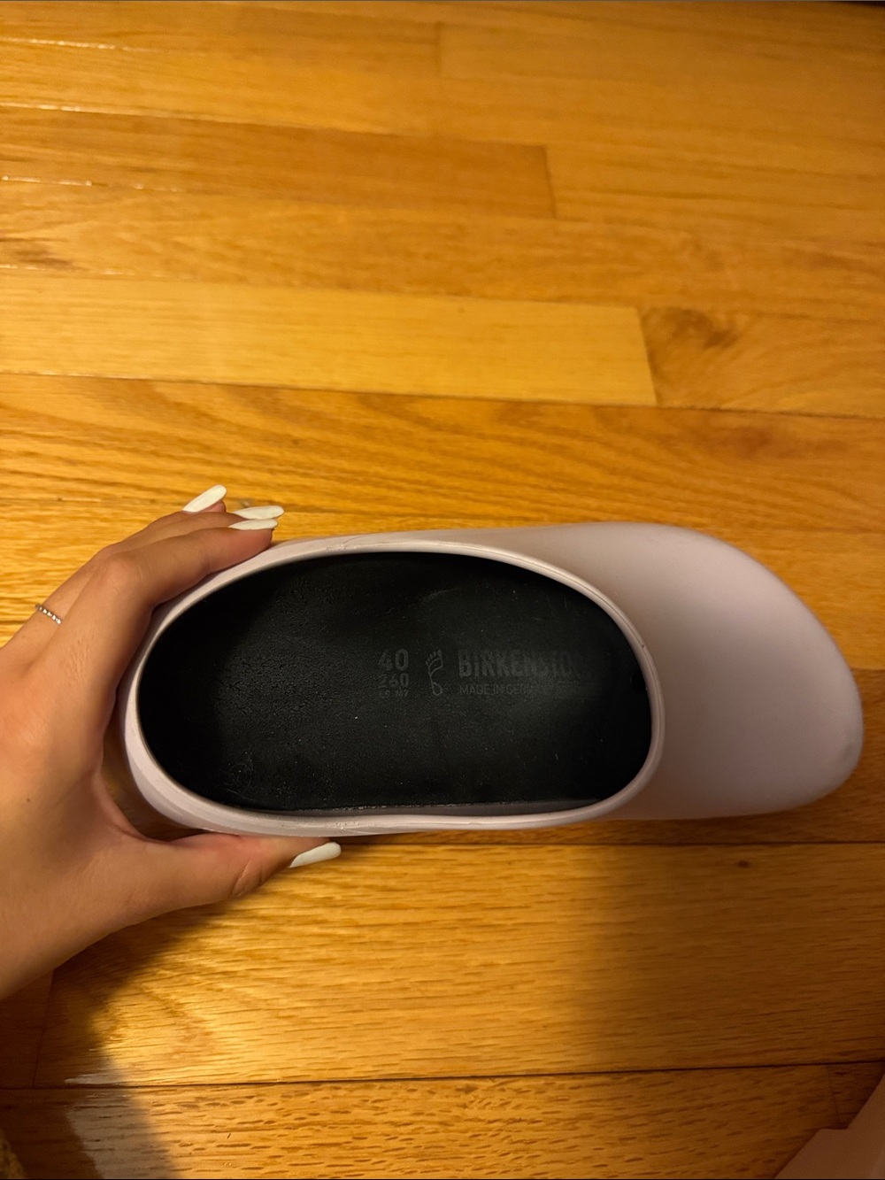 Birkenstock Women’s Slip-On Clog in Pale Pink - Picture 3 of 7